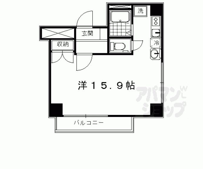 【アネックス西陣】間取