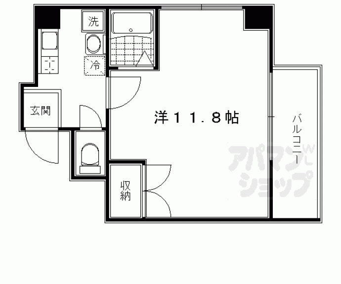 【アネックス西陣】間取