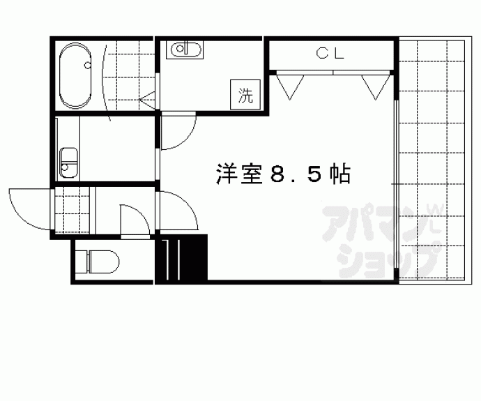 【京都今出川レジデンス】間取