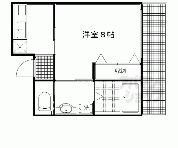 【カルナハウス京都西陣】間取