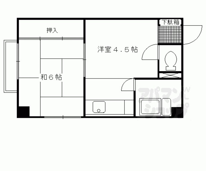 【烏丸ビル】間取