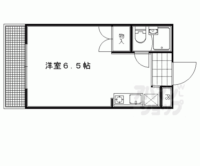 【ハイツ油小路】間取