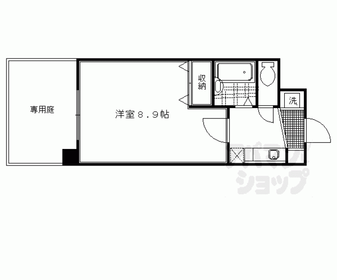 【ハウスセゾン北野】間取