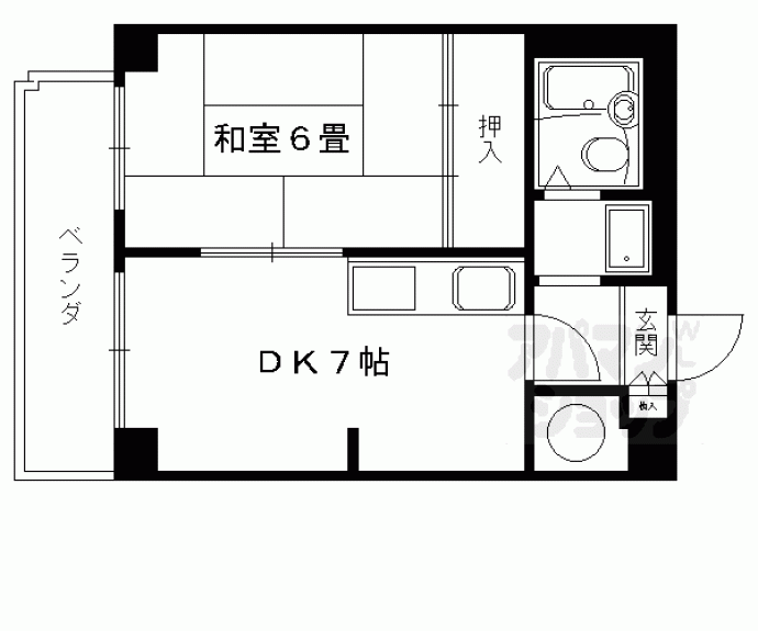 【今出川ビューハイツ】間取