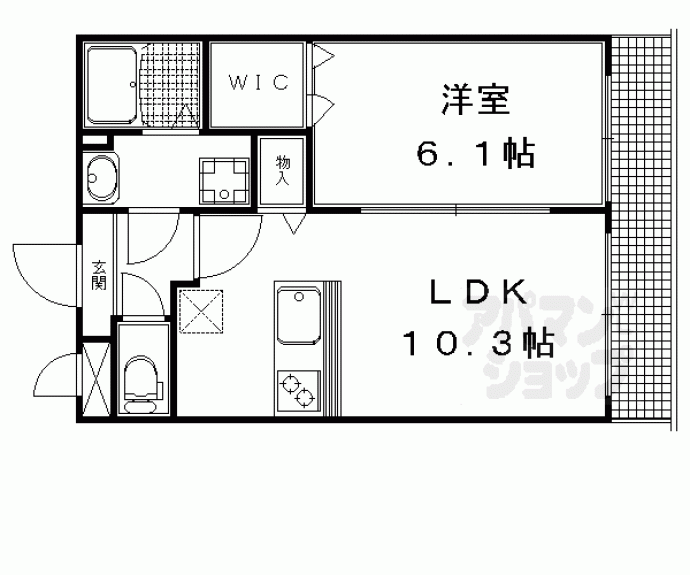 【マリベール北山】間取