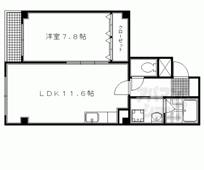 【アルドーレ寺之内】間取
