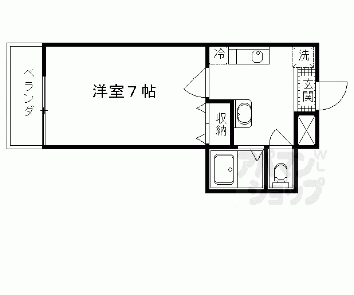 【ＧＡＲＮＥＴ一条庵】間取