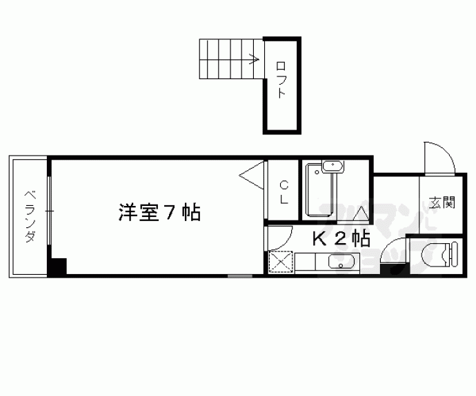 【ＣＡＳＡ衣笠】間取