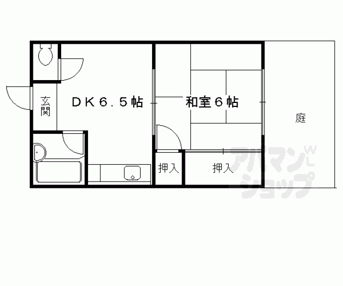 【ハイツ北山】間取