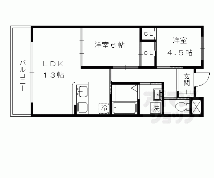 【メゾン・ド・エトワール】間取
