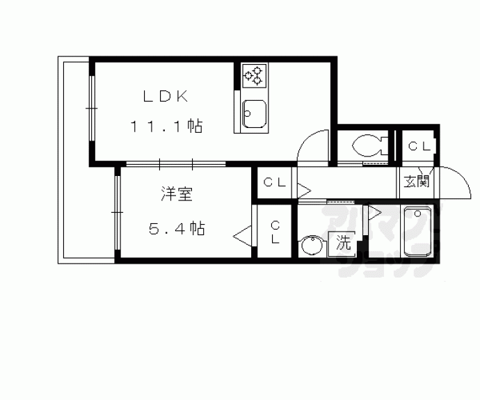 【エミネンス松ヶ崎】間取