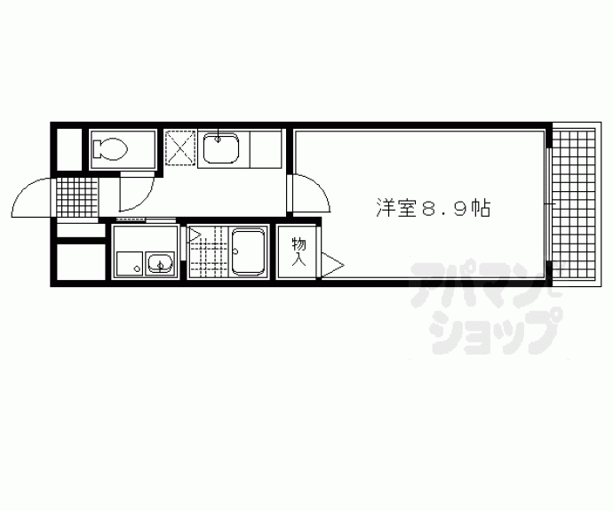 【ヒラソル・ナツＡ】間取