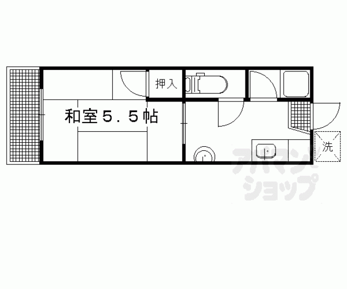 【土田ハイツ】間取