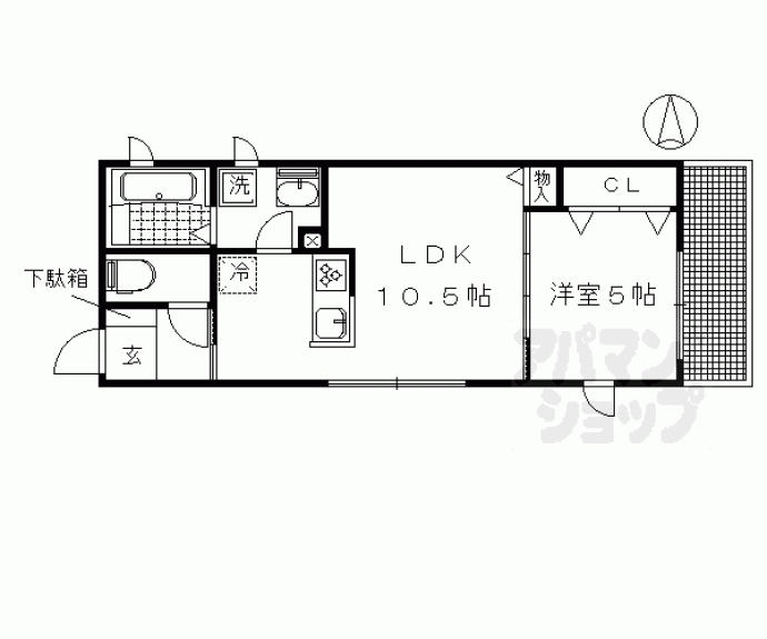 【エスターテ岡崎】間取
