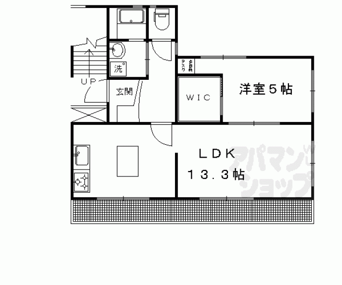 【クラヴィーア鹿ヶ谷】間取