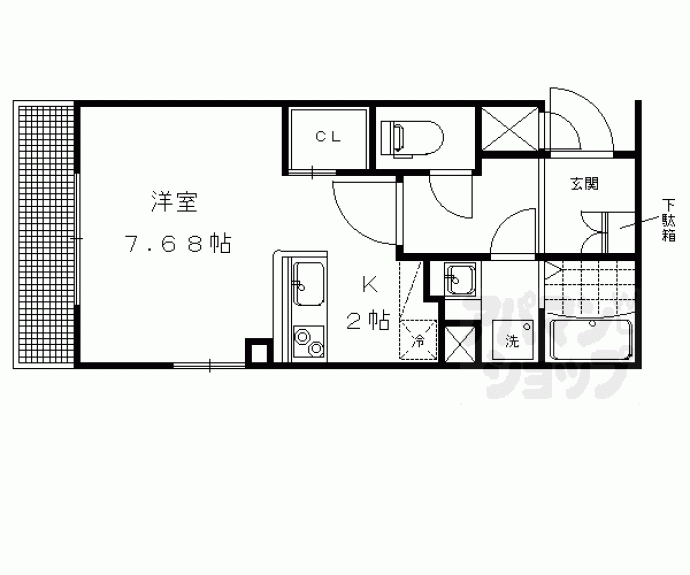 【PINE館Ⅵ鞠小路】間取