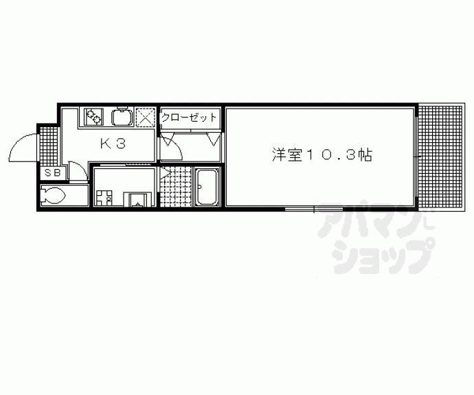 【コンフォール吉田】間取