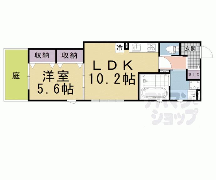 【ユアメゾン下鴨葵】間取