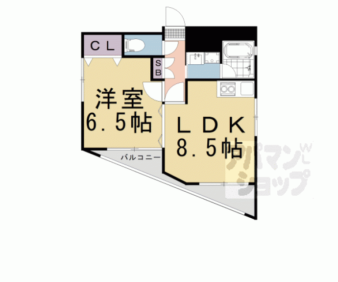【北大路エクセル三宅】間取