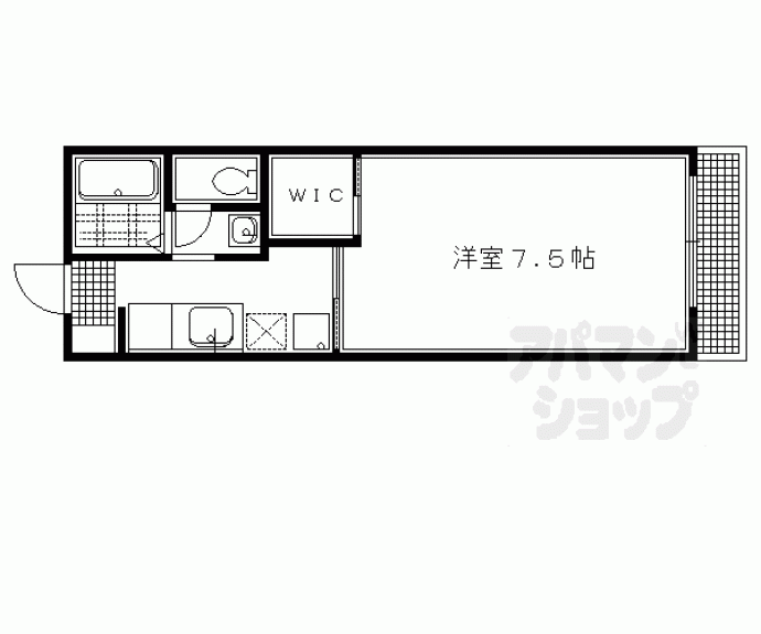【プロプル北白川】間取