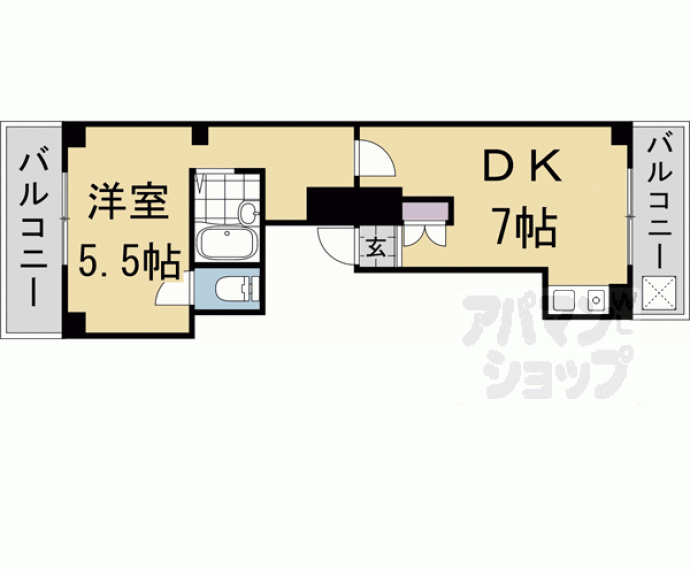 【プチエレガンス】間取