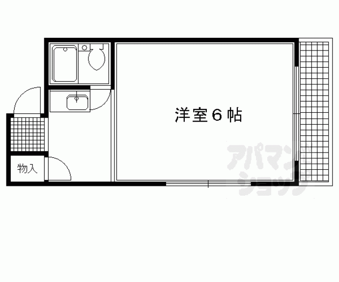 【ハイツ西村】間取
