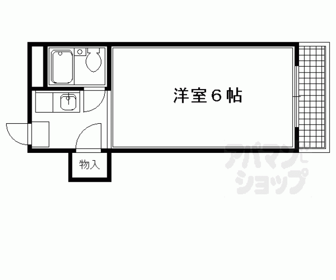 【ハイツ西村】間取