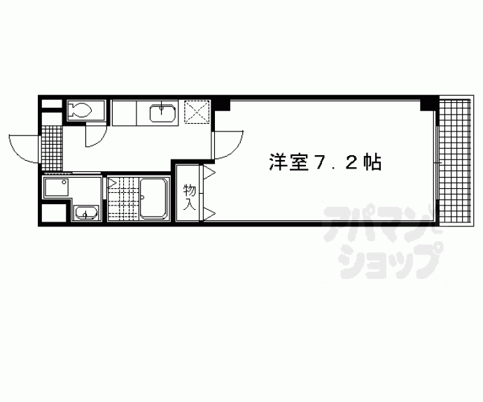 【ミル・メゾンＴ２】間取