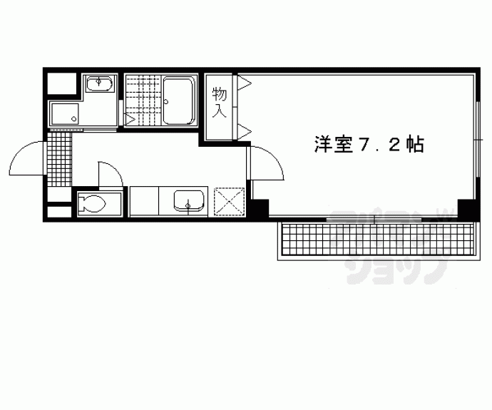 【ミル・メゾンＴ２】間取