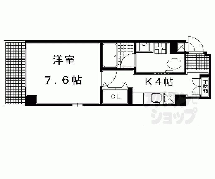 【ヴィヴィ一乗寺】間取