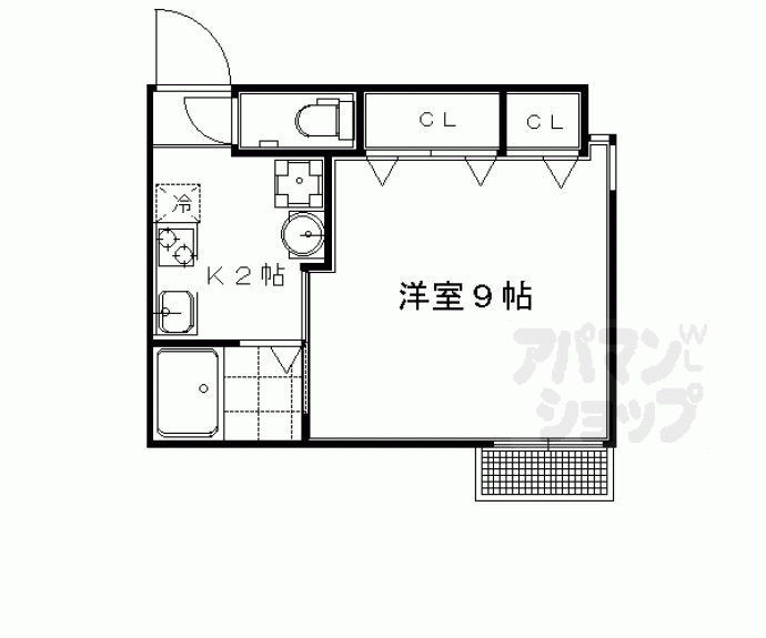 【京オーブⅡ】間取