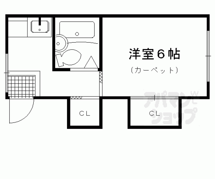 【たつみ２号棟】間取