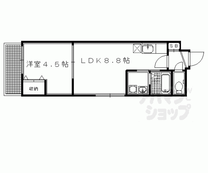 【Plaisirs京都銀閣寺】間取