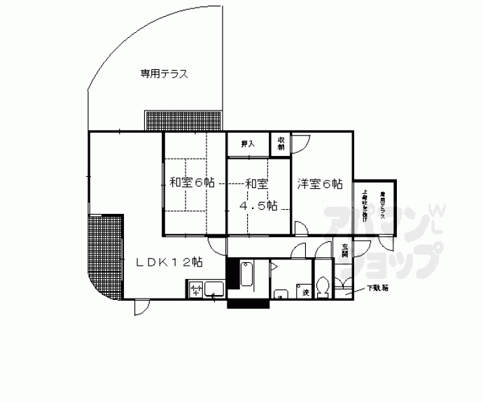 【アルカサール葉山】間取