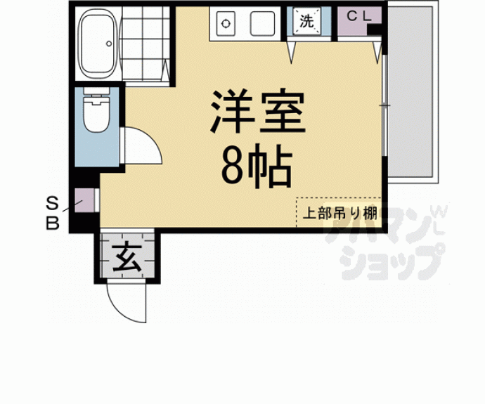 【サンテラス一乗寺】間取