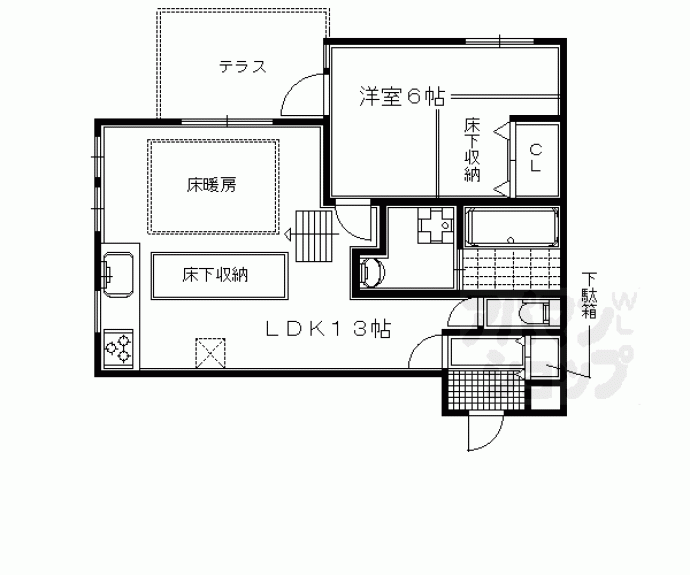 【グリーンヒル下鴨本通】間取