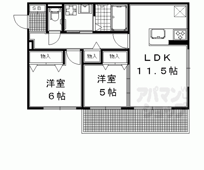 【エーデルコート北泉】間取