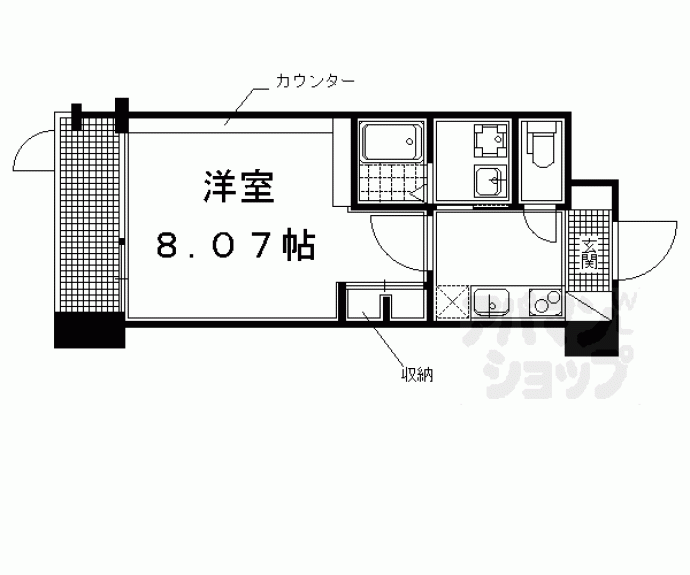 【プラネシア京阪出町柳】間取