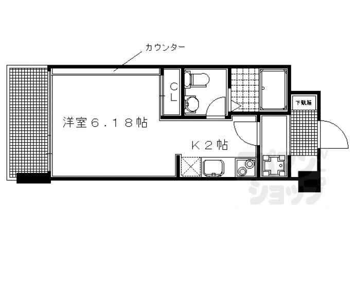 【プラネシア京阪出町柳】間取