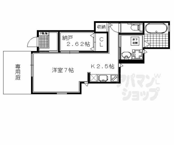 【Ｒｏｓｅ　Ｇａｒｄｅｎ兵庫】間取