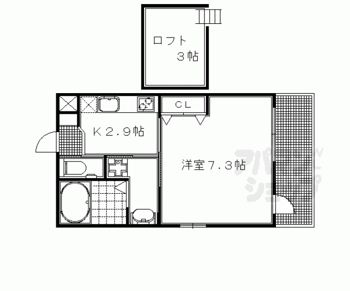 【グリーンヒル冷泉通】間取