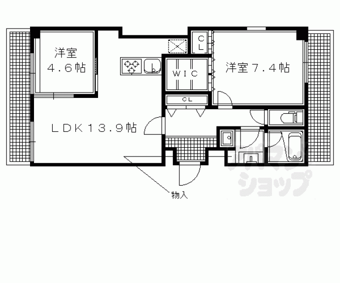 【かぐら坂荘】間取