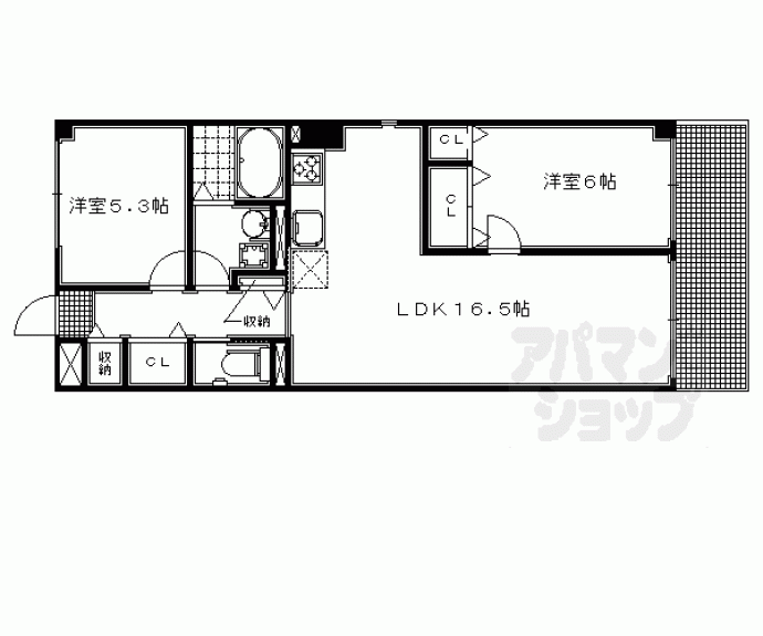 【ＫＢ．メゾンロータス】間取