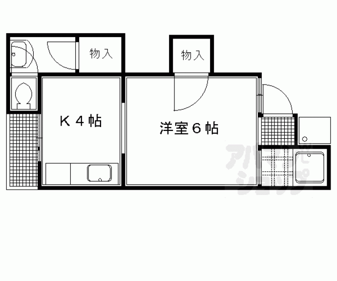 【ハイツタチバナ】間取