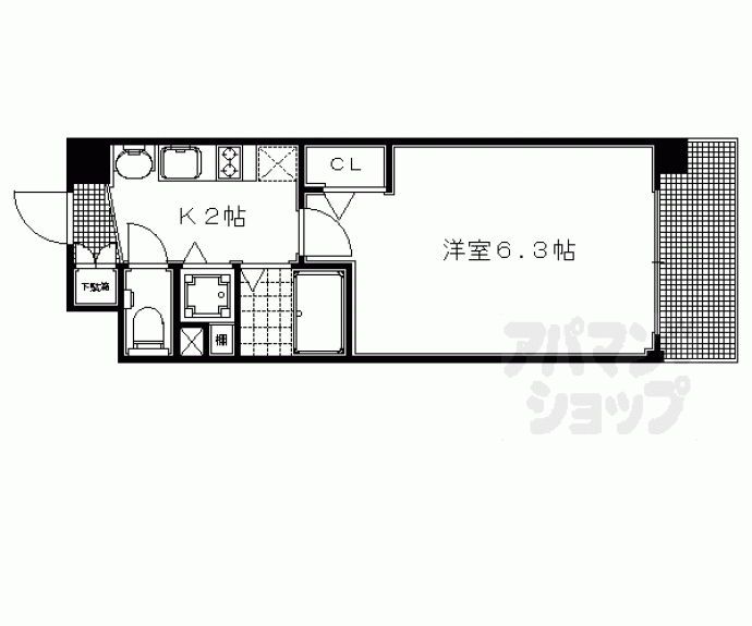 【プレサンス京都修学院】間取