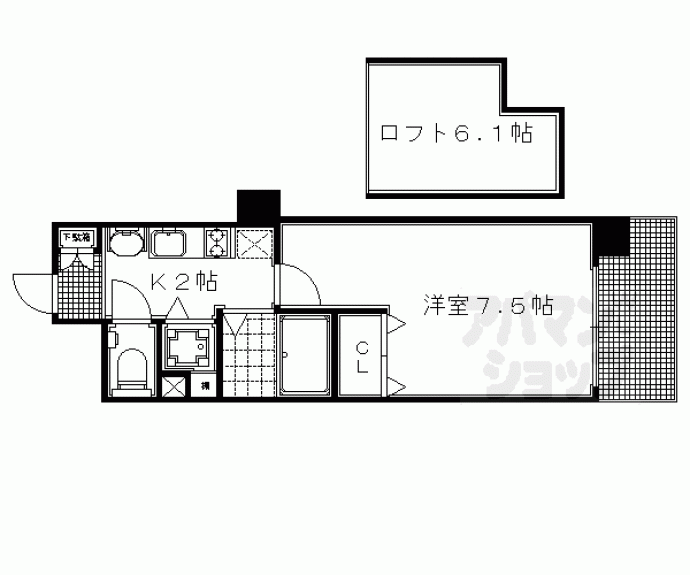 【プレサンス京都修学院】間取