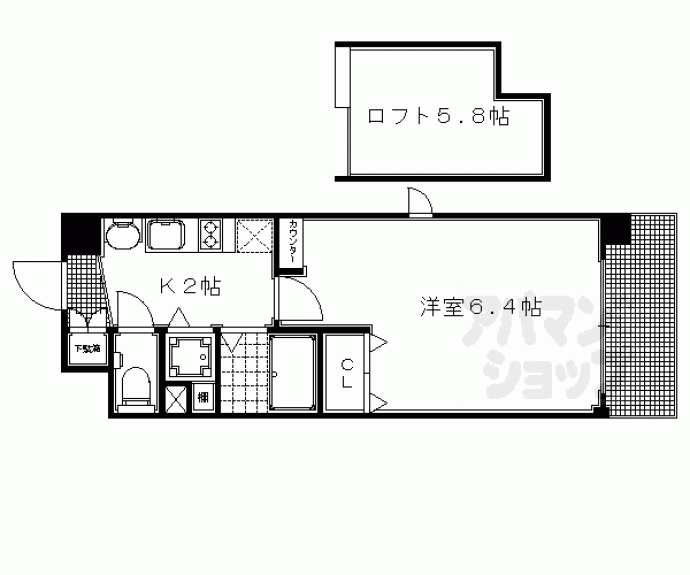 【プレサンス京都修学院】間取