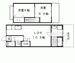【松ヶ崎井出ヶ海道町貸家】