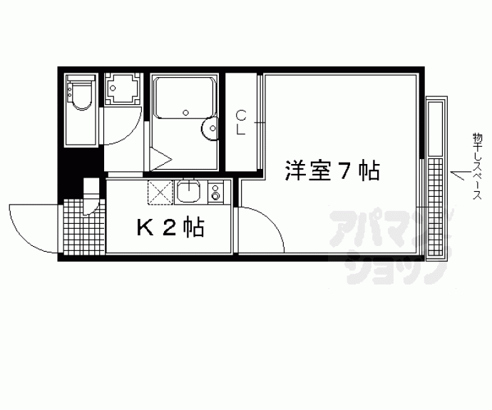 【レオパレス宝ヶ池】間取