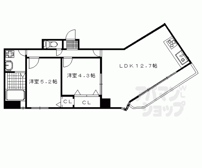 【ウェーブ】間取